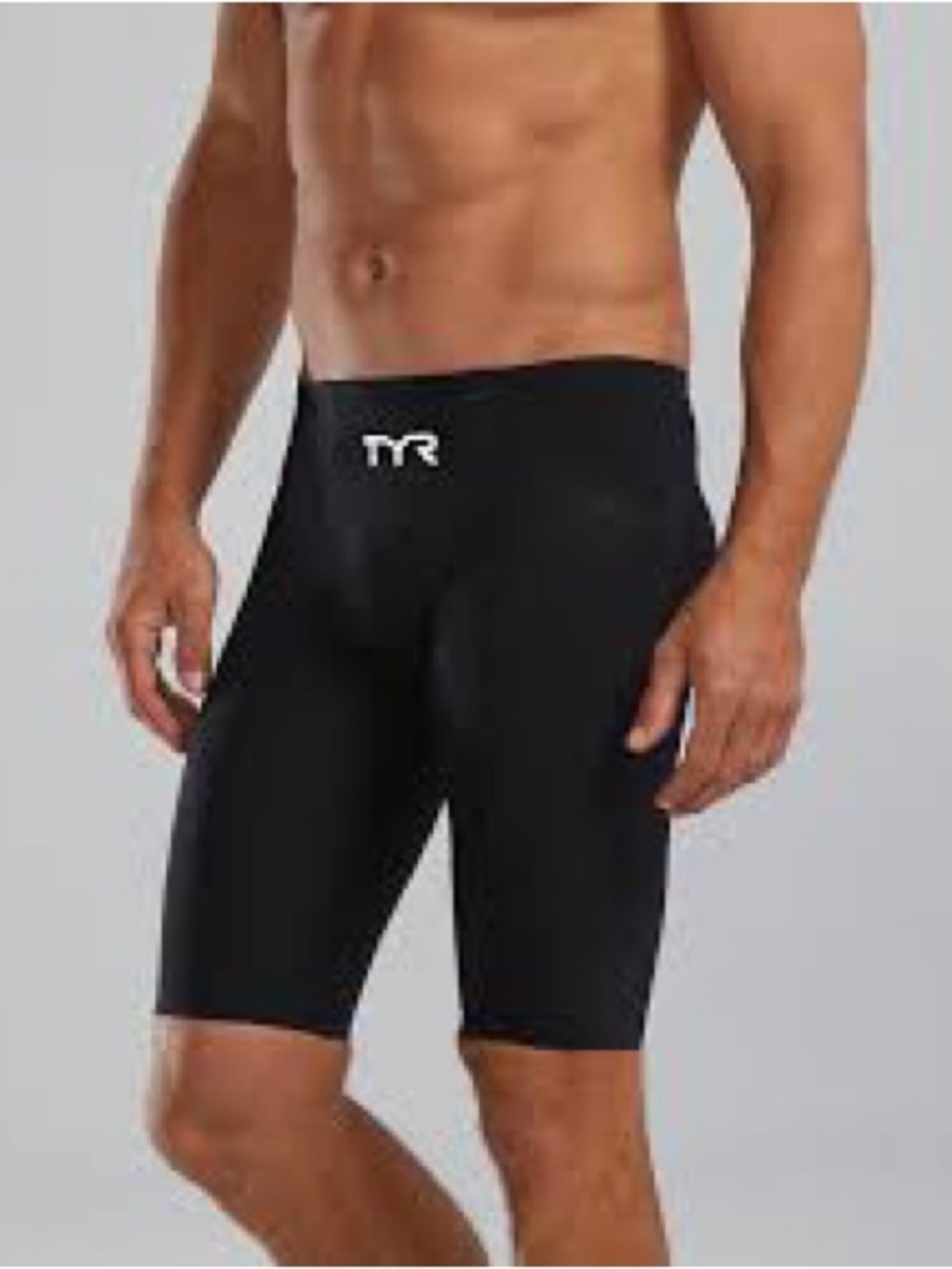 TYR Black Competitive Jammer Swim Briefs